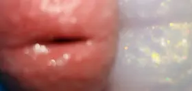 Internal view of my toy's maw being filled with jizz