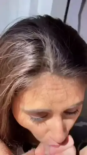 Nice Facial on this cute Babe