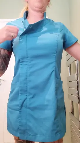 Just got home now time to take this uniform off 😊