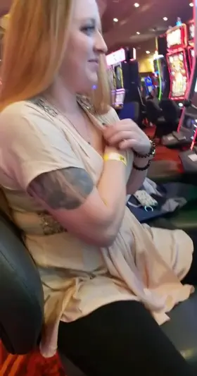 Lil public flashing at a casino never hurts.