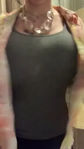 Holding up after a few kids and still slinging cock in between my milf tits (drop)