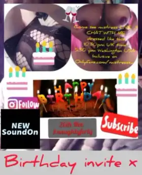 Join me LIVE for my birthday 🎉#naughtyforty