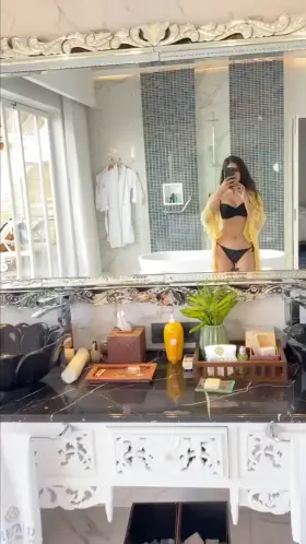 Our favorite Sakshi in black bikini ;)