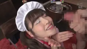 Giving the maid a facial