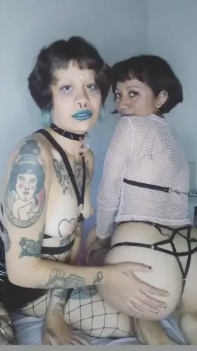 Two latina goddesses ready to ruin your pathetic sad life 🥵 worship and spoil us, link below 💋