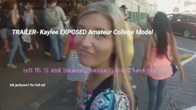 TRAILER- Kaylee EXPOSED Amateur College Model