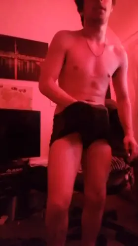 And that's how my cock drops out, now where can I put it baby? ;p