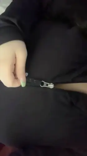 I love slowly unzipping and showing off my massive natural tits for you guys OC