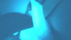 Black Nitrile on white cock.