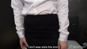 Mai Toda in her office uniform - Japanese amateur