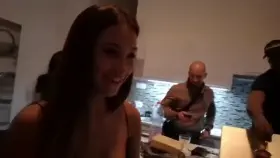 Playing With Liya's Boobs