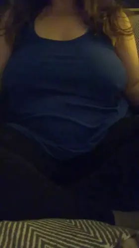 First titty drop on my comfy new couch!! 💞