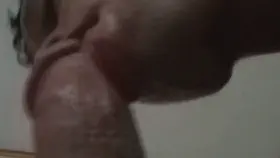 Just me tasting nine-and-a-half-inches