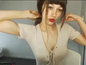 Showing her yummy Boobies