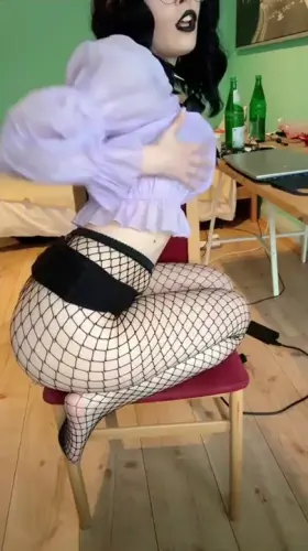 Hope you like pale goth ass
