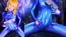 Zero Suit Samus Star Pie Egglaying by Keri Berry