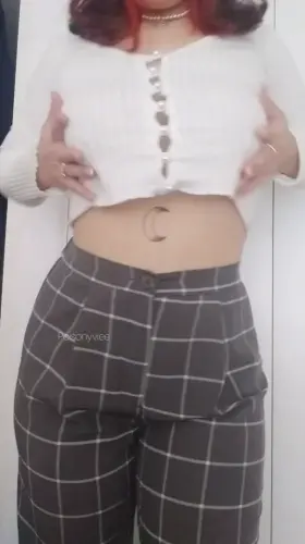 There is not even a room for a bra on these tits