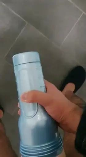 Trying out my new gay anal fleshlight...incredible 😍