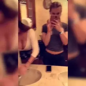 what girls do in the bathroom