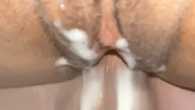 I think hes trying to get me pregnant this was the third load he filled me up with tonight [OC]