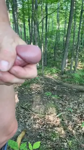 Any ladies want to see what happens in the woods