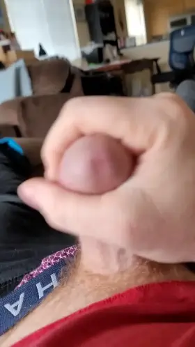 3rd time jerking off today... surprised anything came out!