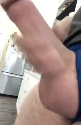 Jacking off my big fat cock 😈🍆