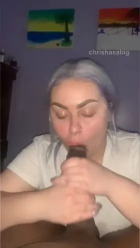 Every girl looks better with a BBC in their mouth [OC]