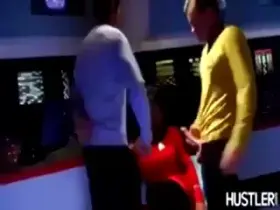 Her best reaction to two cocks in her face