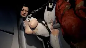 Miranda Lawson gets fucked by Wrex (Wampa) [Mass Effect]