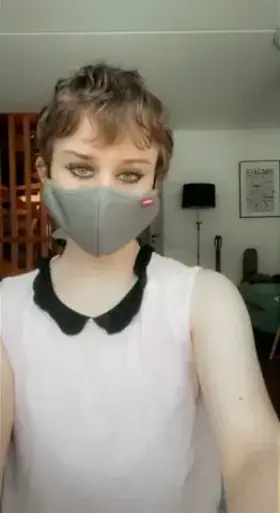 Think I could pass for a girl if I went outside? ❤️