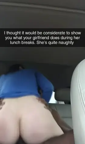 You always drop your girlfriend's lunch off at her work but she's never around. Finally you find out what she's been doing...