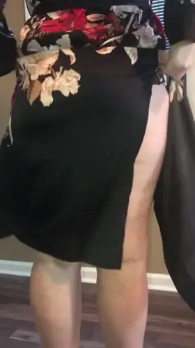 Thought my big butt looked sexy in this.