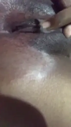 Black Teen Orgasm Close-up