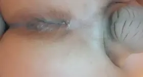 Here’s me pushing my plug in and pushing it out, plus a lil extra prolapse💕