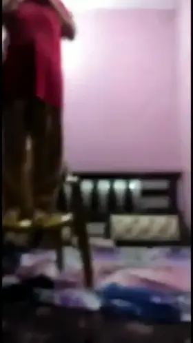 Mom hangs herself infront of her 2 kids.