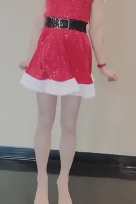 Letting it flop around under my dress