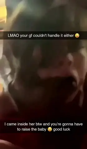 Wham bham thank you ma'am, cucky will raise the kids cause he's no man. More kids will come, just because the bull can :)