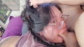 Being a good throatslut for his white cock is my favorite role!