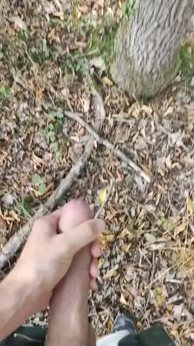 Pissing while jerking off feels amazing