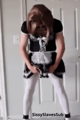 Sissy Maid Showing Off