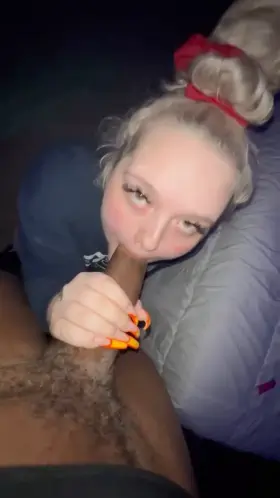 She couldn't swallow it all