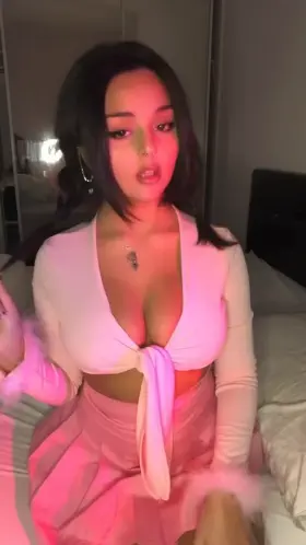 arab hottie revealing her natural DDs