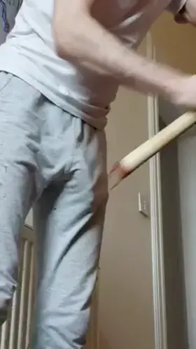 Can you tell I don't wear underwear while I work?