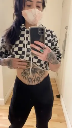 Public bathroom titty drop… secretly wished someone walked in on me ;) [OC]