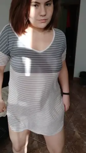 Whats your favorite? The freclkes, the perky boobs or the booty?