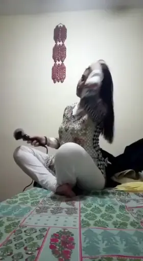 Desi Girlfriend Stripping Porn GIF by desi_hub