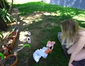 Watering The Garden Is Always Fun 💦💦💦