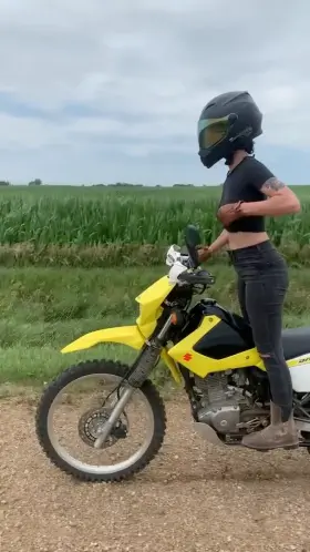 Take some gravel roads...you might see some titties 😜