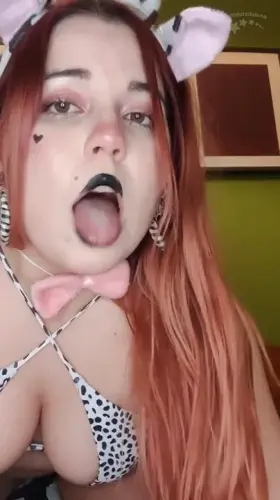 [vid] Will you catch all my spit for me?